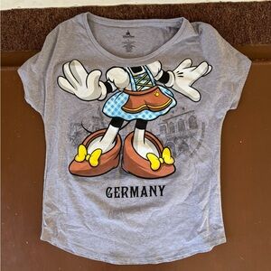 Disney Parks Epcot Germany Minnie Mouse Tshirt. Women’s Large